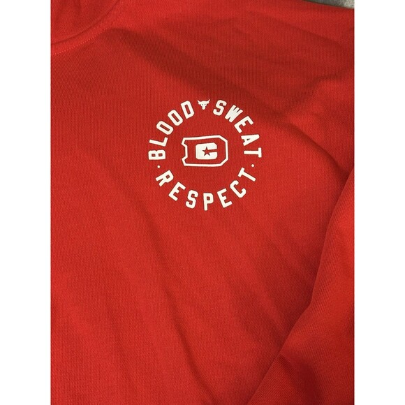 Under Armour XFL DC Defenders Hoodie Red Full Zip Blood Sweat Respect Men’s 3XL - Picture 3 of 12